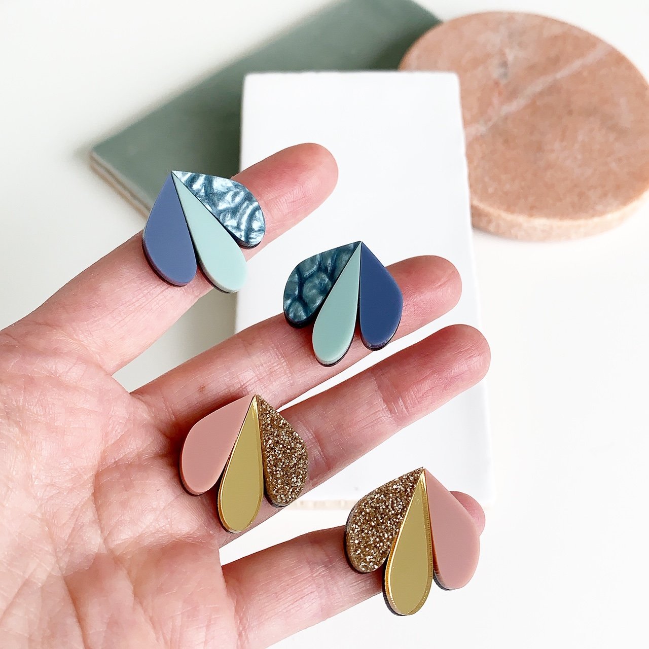 Image of Hanging Petals Studs