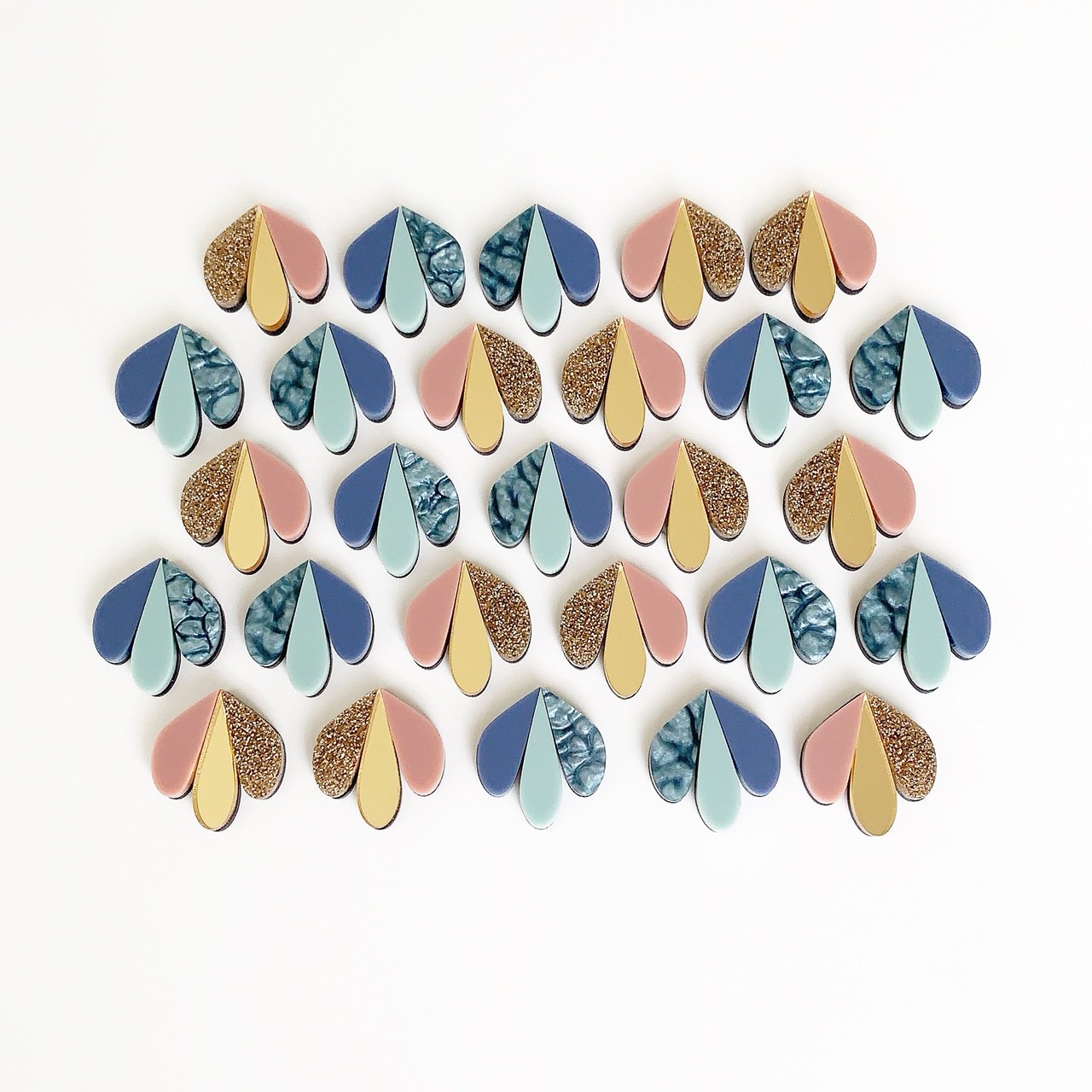 Image of Hanging Petals Studs