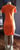 ORANGE BUBBLE GUM GIRL SHIRT DRESS