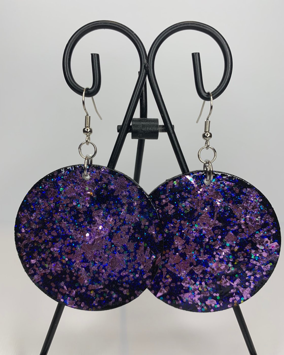 Image of “Purple Galaxy” Earrings