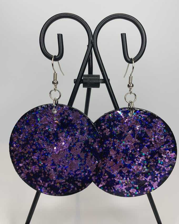 Image of “Purple Galaxy”  Earrings