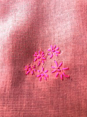 Image of colette pink lavender sewn pouch