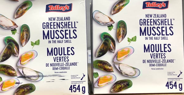 Image of Talley’s 1/2 Shell Mussels 2Lb