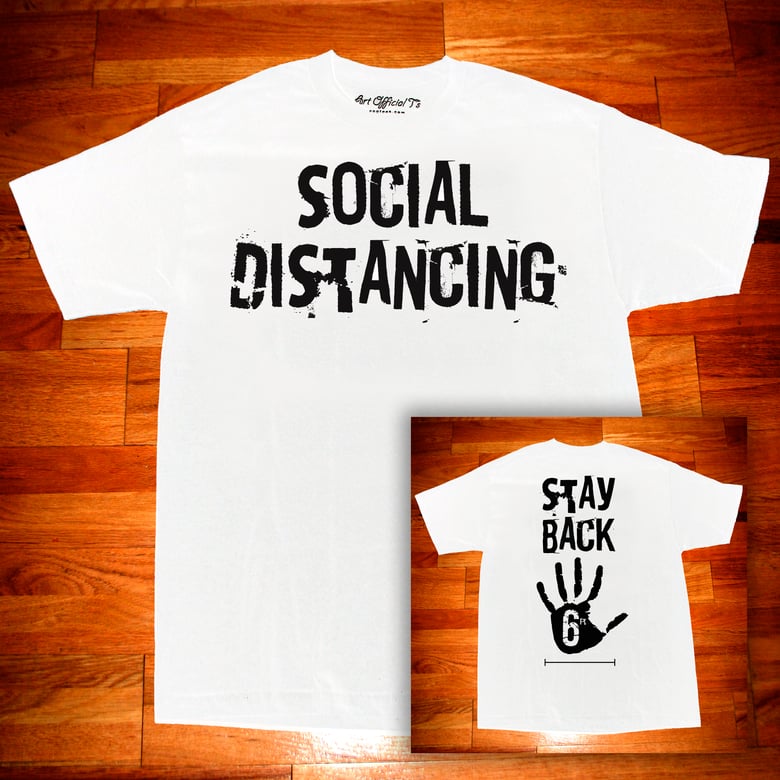 Image of Social Distancing T-Shirt (White)