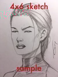 Image 3 of 4x6" Pencil Sketch Commission
