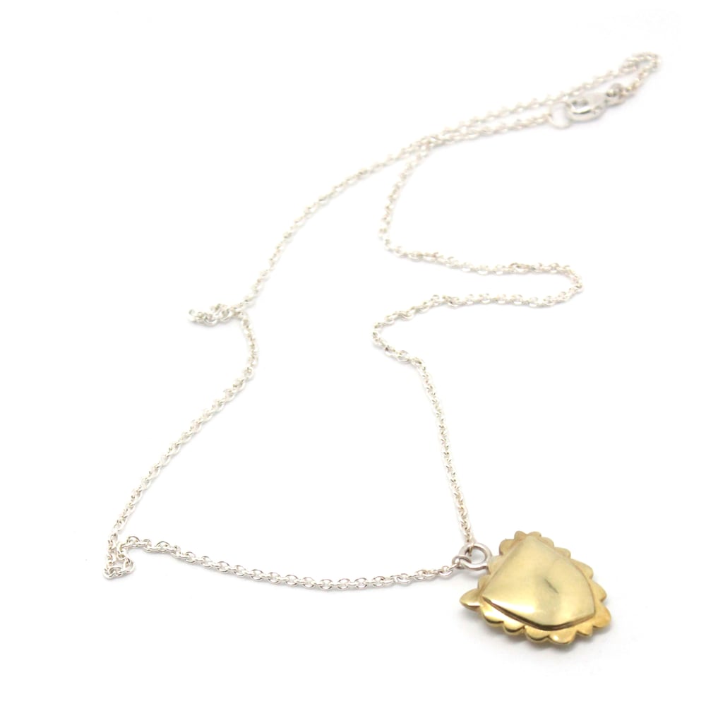 Image of CHUBBY CREST NECKLACE