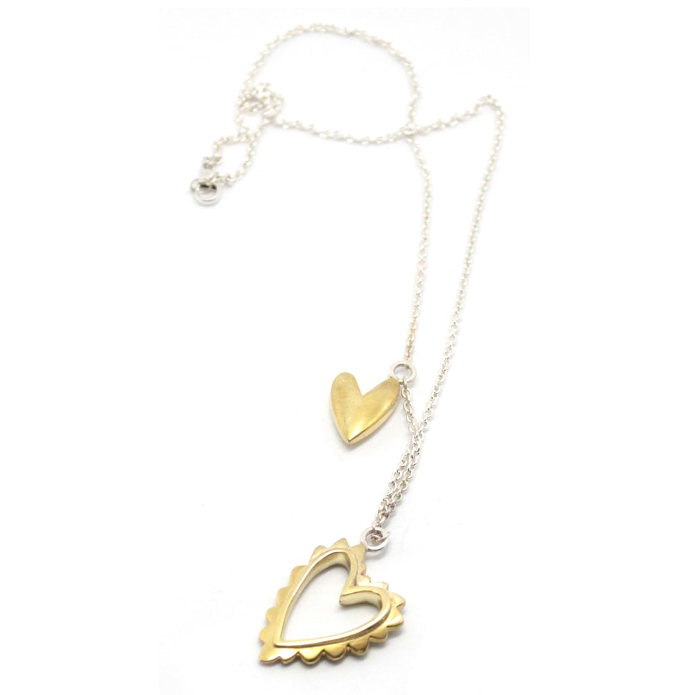 Image of CHUBBY HEARTS NECKLACE