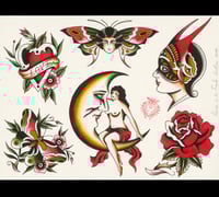 Original Tattoo Flash Sheet 2