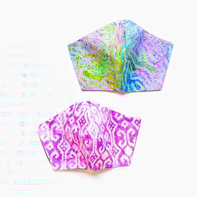 Summer Love Fitted ☀️Face masks with ties