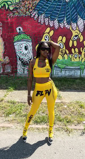 Image of Yellow FLAVORS Sports Set