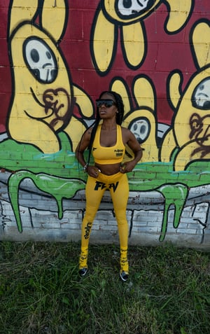 Image of Yellow FLAVORS Sports Set