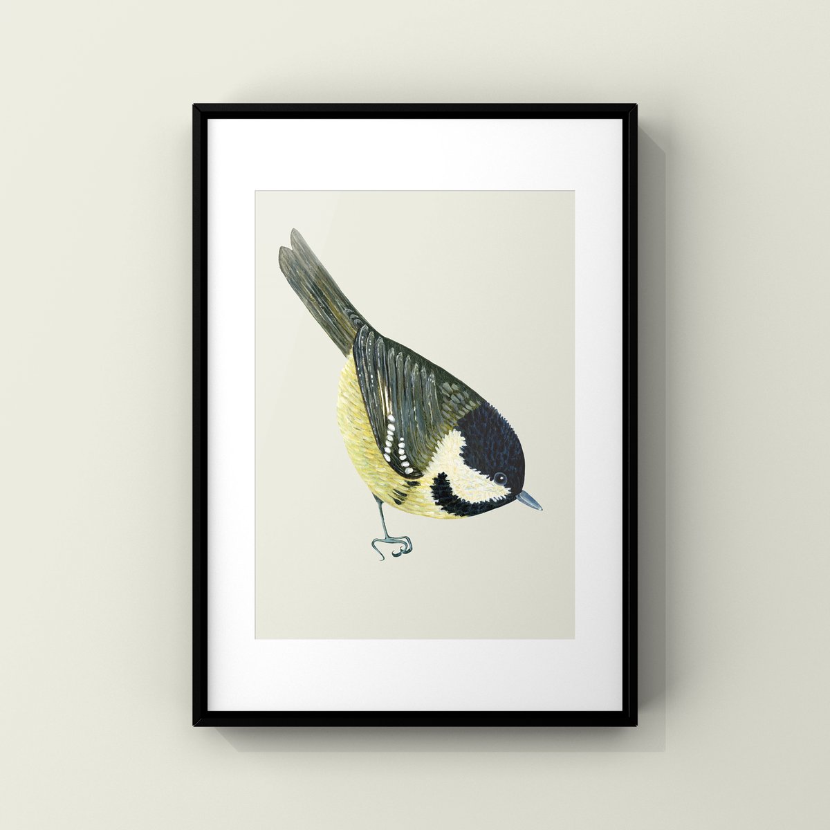 Coal tit Print