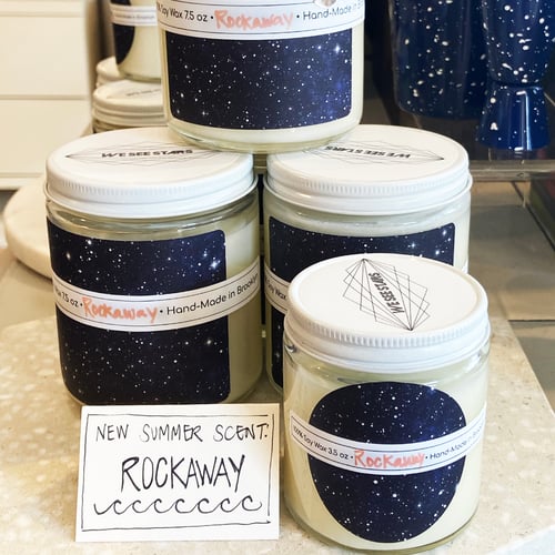 Image of WE SEE STARS HAND POURED CANDLE: Rockaway