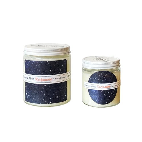 Image of WE SEE STARS HAND POURED CANDLE: Rockaway