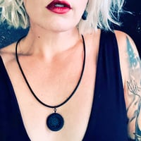 Image 1 of CRAFTED | Mini Spot Necklace with Upcycled Stone Brewing Can Artwork