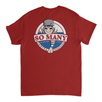 Image 2 of Cutty Mart x The Homie Depot “So Many Shrimp” tee (Red)