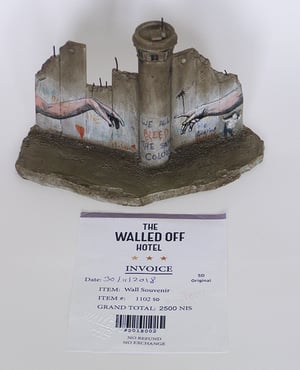 Image of Banksy wall section - Michelangelo