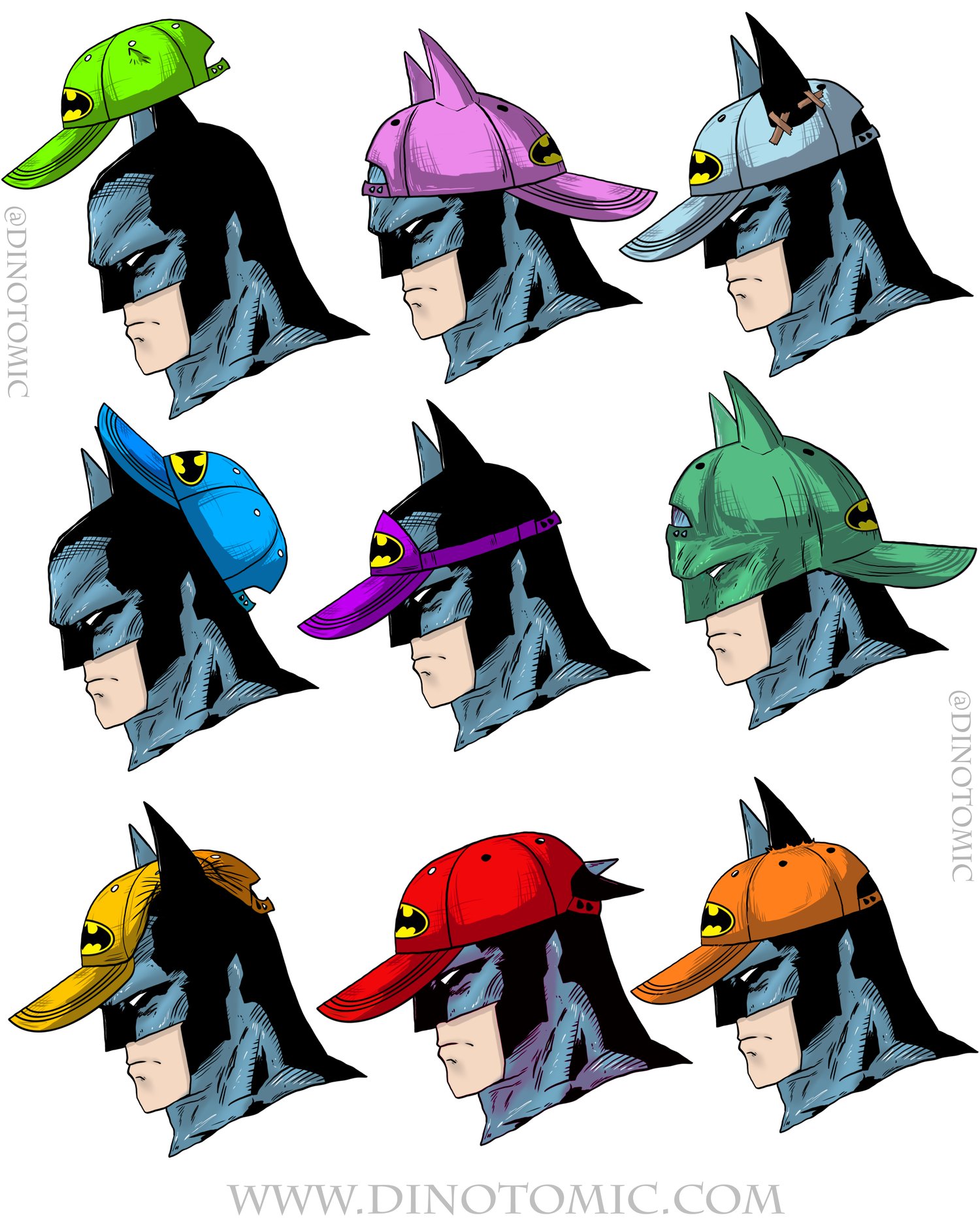 Image of #241 Batman with Caps