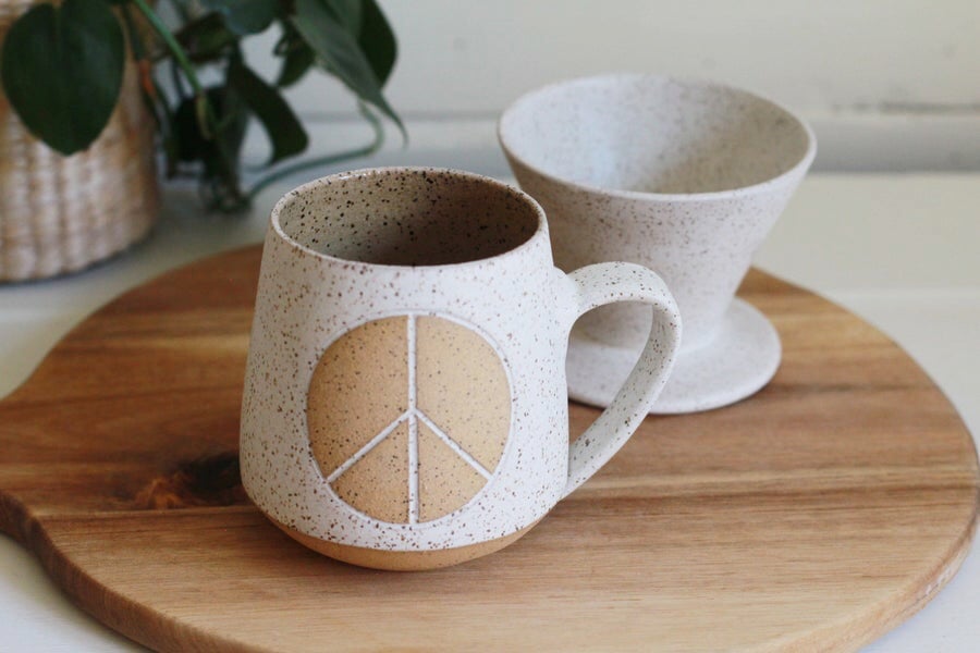 Image of Speckled Peace Mug