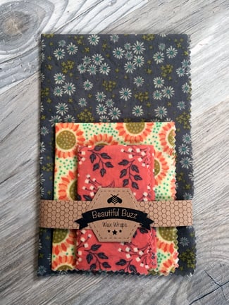 Image of Wild Flower Beeswax Wraps