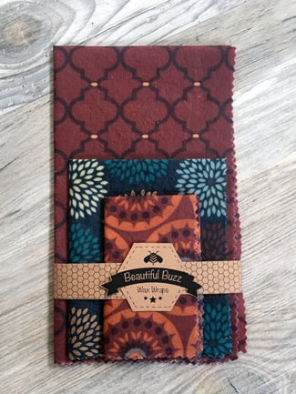 Image of Bold Bohemian Beeswax Wraps