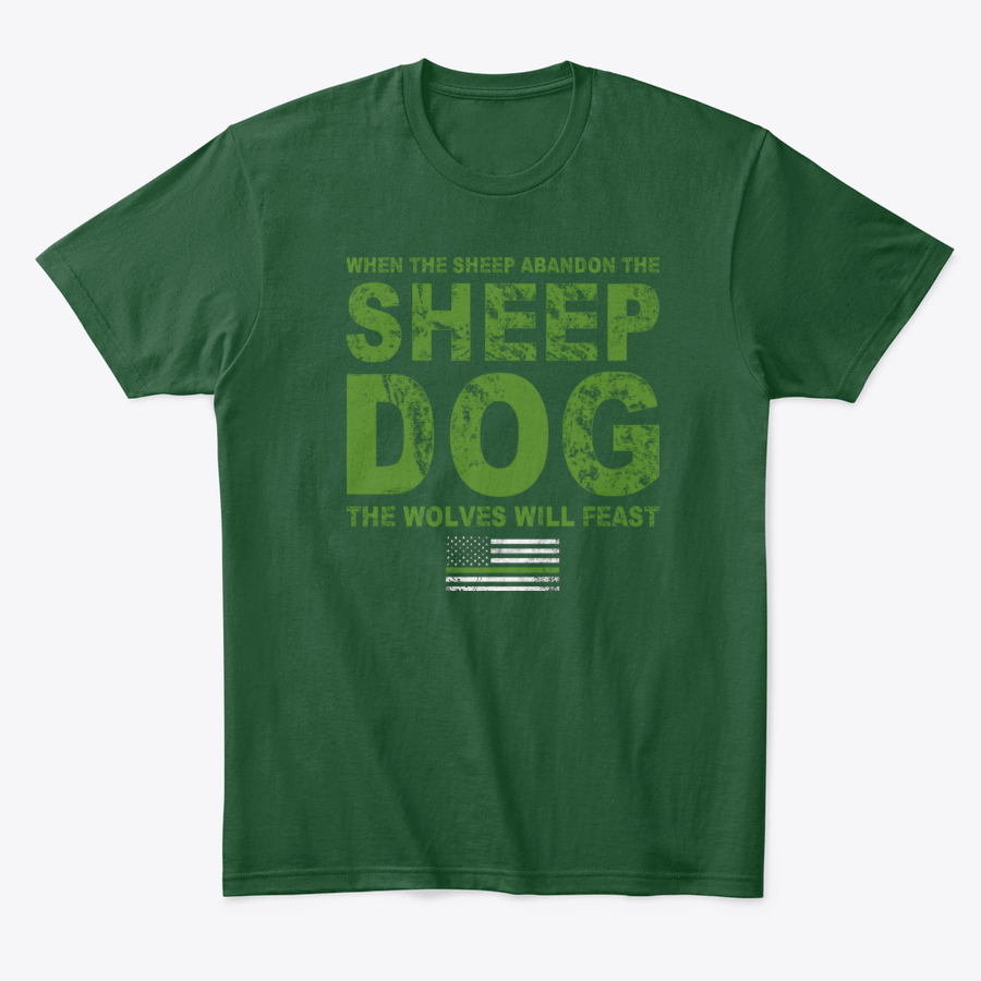 Image of WHEN THE SHEEP ABANDON THE SHEEP DOG (GREEN AND BLUE)