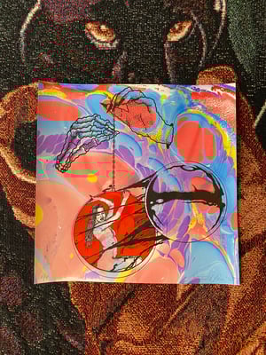 Image of ‘Lady of The Orb’ marbled print