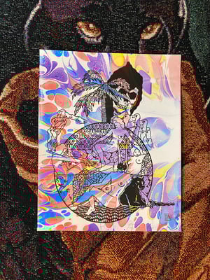 Image of “Paradise” marbled print 