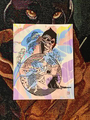 Image of “Paradise” marbled print 