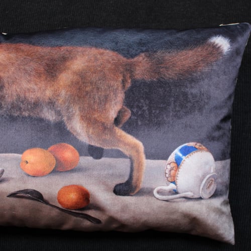 Image of Velvet Fox Cub Bolster Cushion