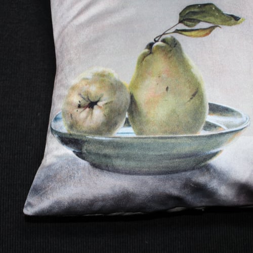 Image of Velvet Quinces Cushion