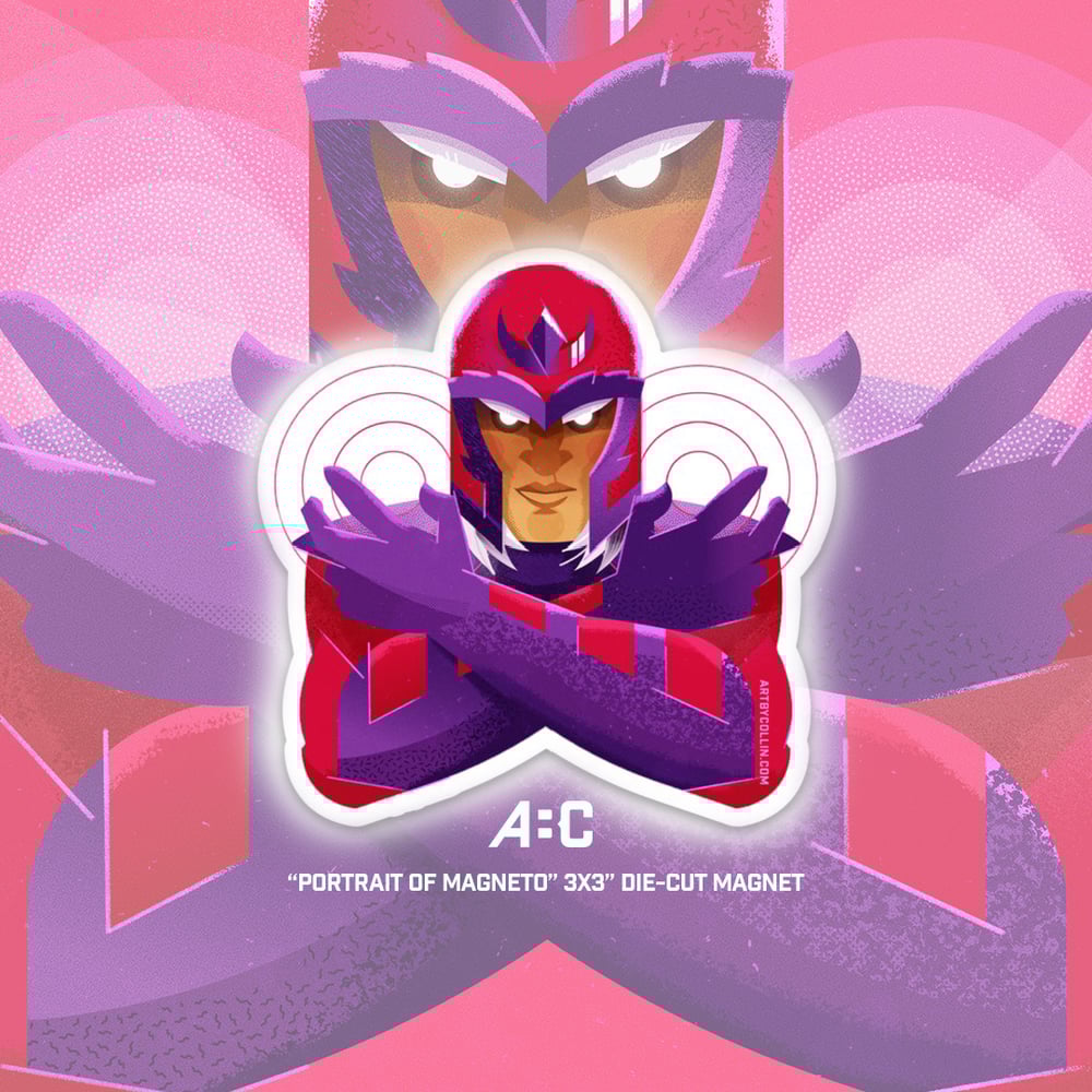Portrait of Magneto - Prints and Magnets / Portrait of Mystique