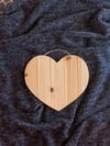 10” Wood Heart Custom