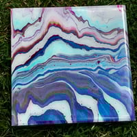 “Zephyrs Shift” Poured Painting