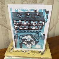 ‘High Bridge, Lincoln’ card