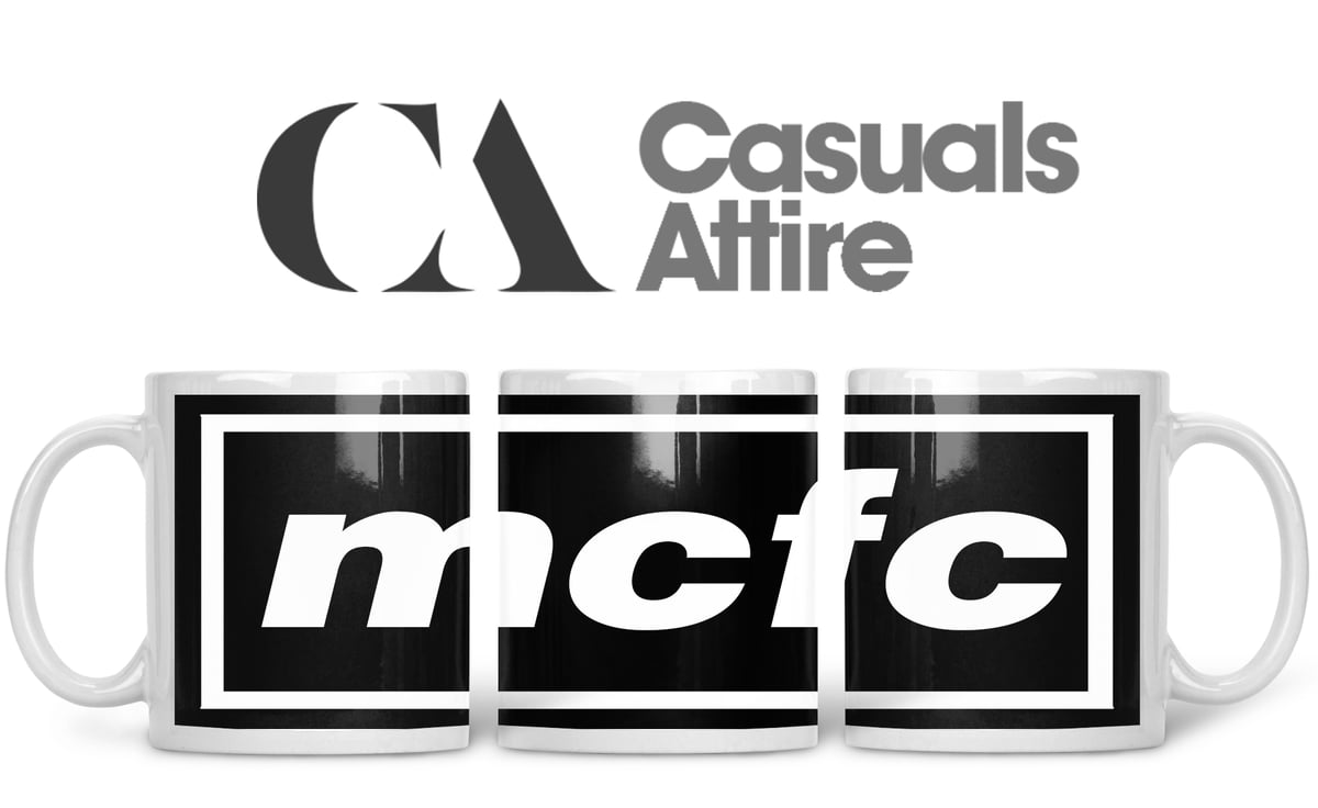 Man City, Football, Casuals, Ultras, Fully Wrapped Mugs. Unofficial. FREE UK POSTAGE