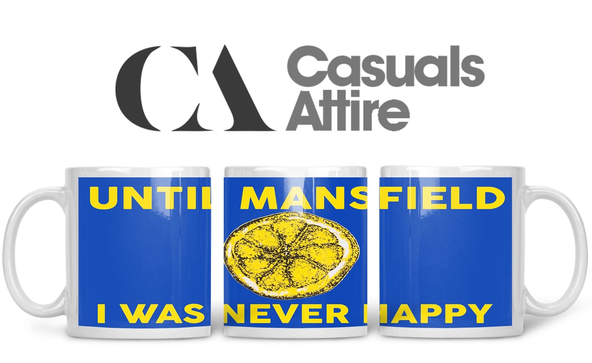 Mansfield, Football, Casuals, Ultras, Fully Wrapped Mugs. Unofficial. FREE UK POSTAGE