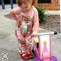 Image 1 of Girls Long Leg Romper