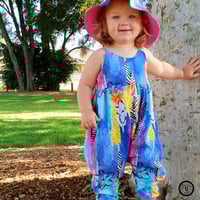 Image 4 of Girls Long Leg Romper