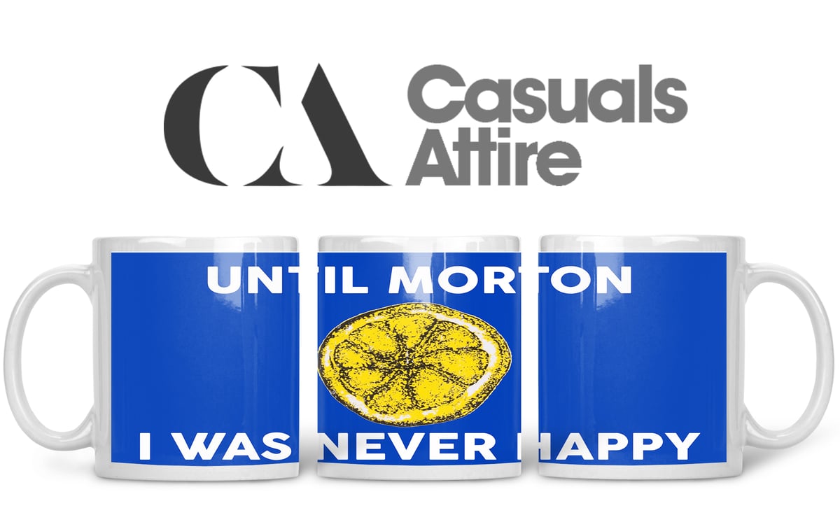 Morton, Football, Casuals, Ultras, Fully Wrapped Mugs. Unofficial. FREE UK POSTAGE