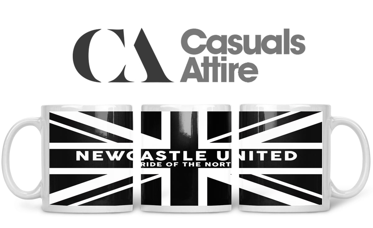 Newcastle, Football, Casuals, Ultras, Fully Wrapped Mugs. Unofficial. 