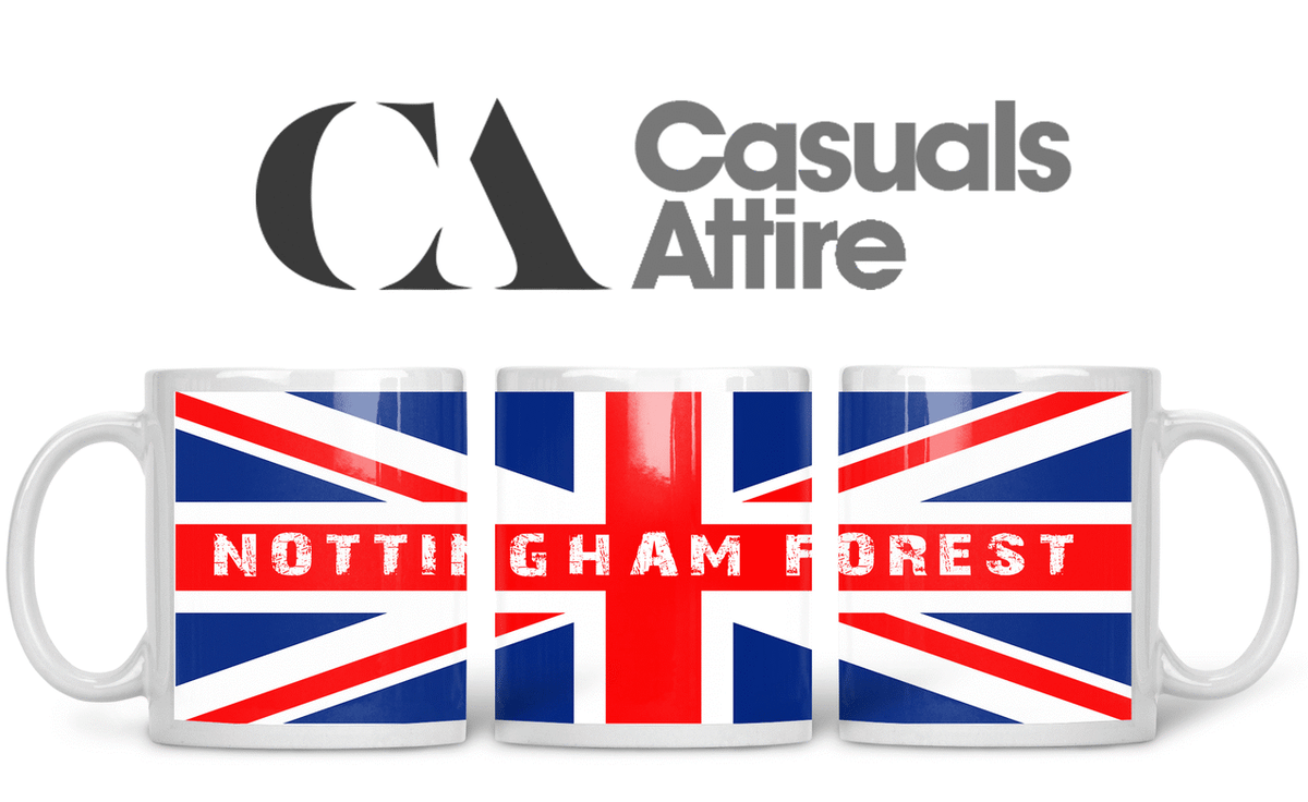 Nottingham Forest, Football, Casuals, Ultras, Fully Wrapped Mugs. Unofficial. FREE UK POSTAGE