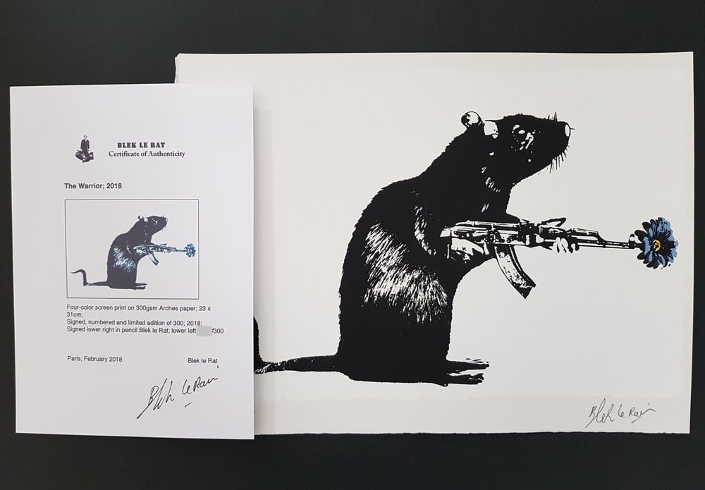 BLEK LE RAT - "THE WARRIOR" - LTD ED 300 - 2018