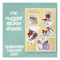 Image of Mr. Nugget Sticker Sheet