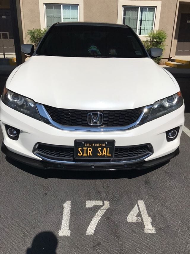 Image of V1 Accord Coupe splitter 