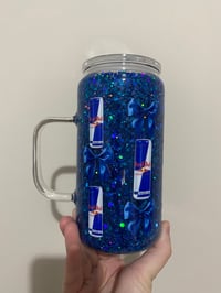 Image 2 of redbull handled snowglobe 