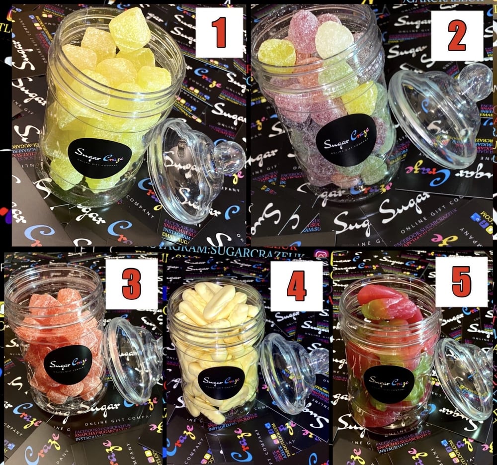 Image of SUGAR CRAZE RETRO STYLED SWEET JARS