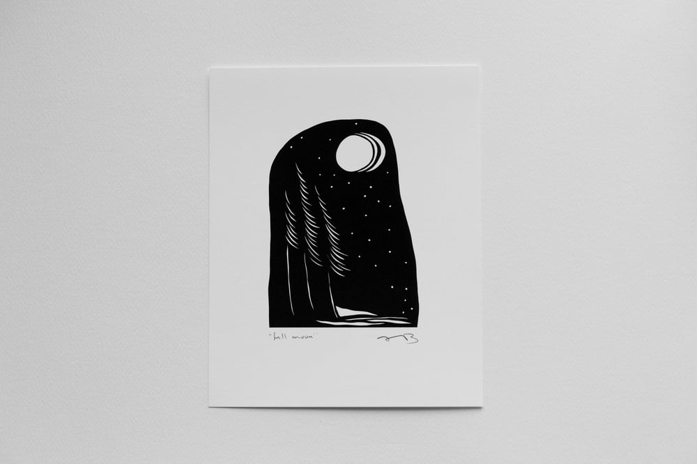 Image of "Full Moon" 8x10" Print
