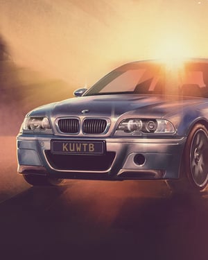 Image of Bavarian Legend CSL Limited Edition Poster