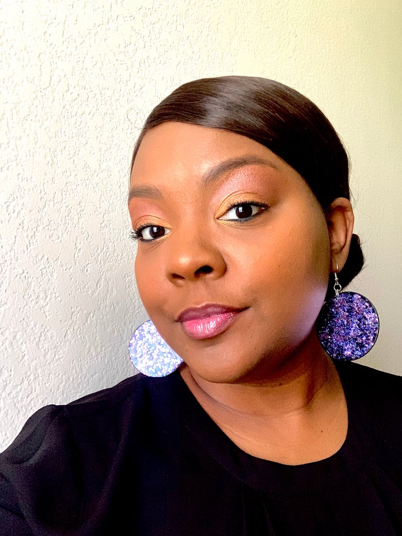 Image of “Purple Galaxy” Earrings